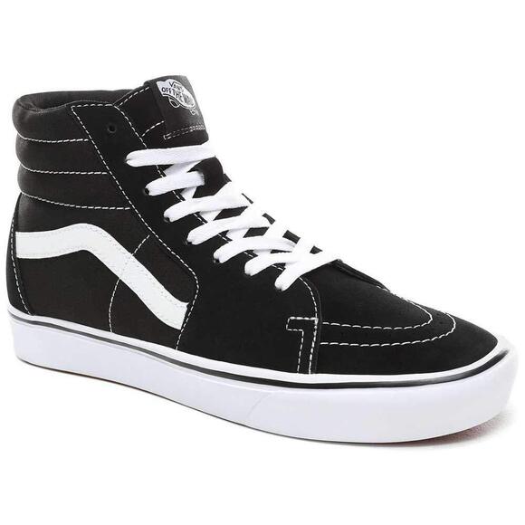 Vans ComfyCush SK8-Hi (Classic) Black/True White Mens 3.5